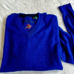 Orvis merino wool vneck